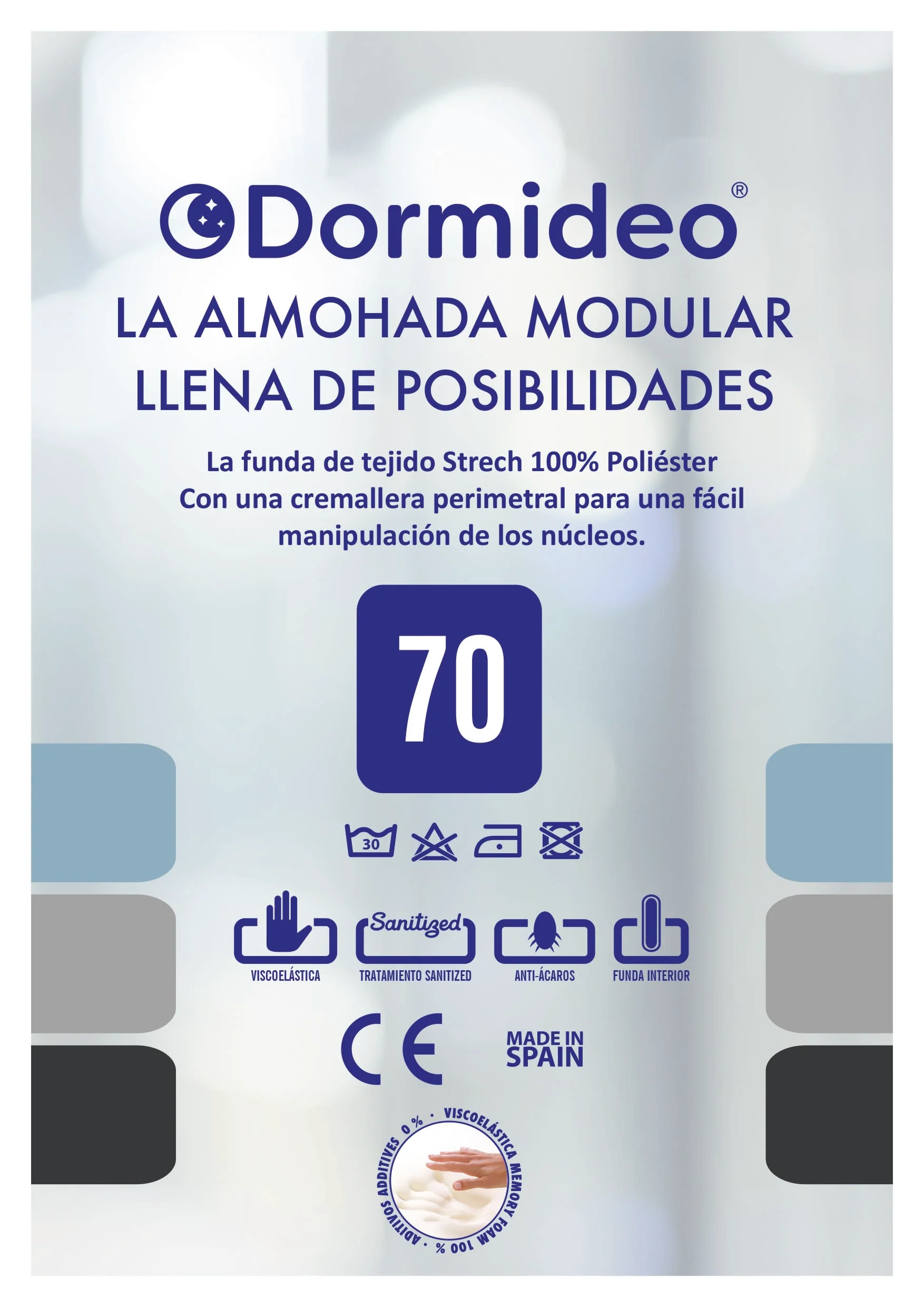 Almohada Modulable Dormideo 70cm (Nueva) - Image 7